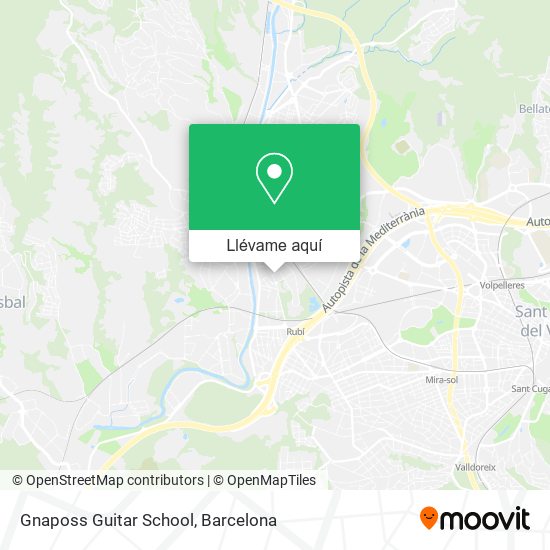 Mapa Gnaposs Guitar School