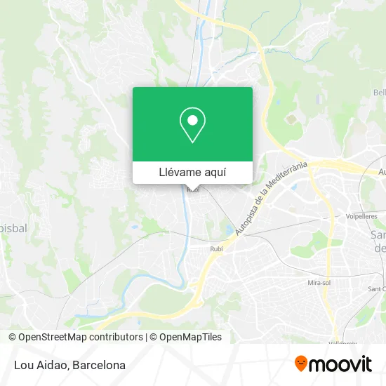Mapa Lou Aidao