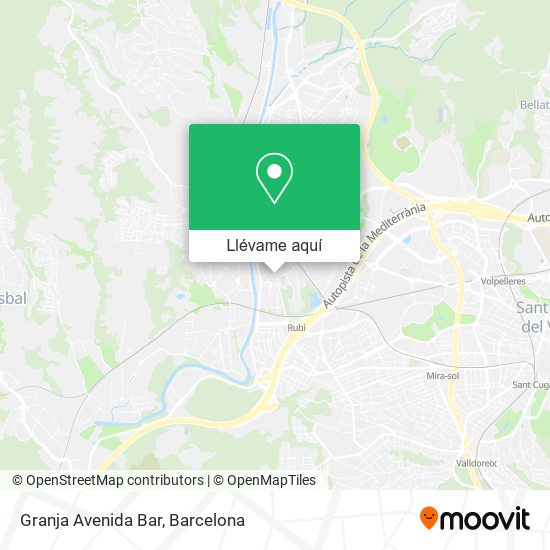 Mapa Granja Avenida Bar