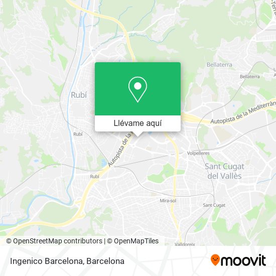 Mapa Ingenico Barcelona