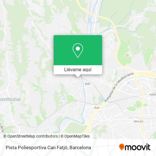 Mapa Pista Poliesportiva Can Fatjó