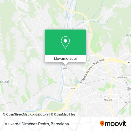 Mapa Valverde Giménez Pedro