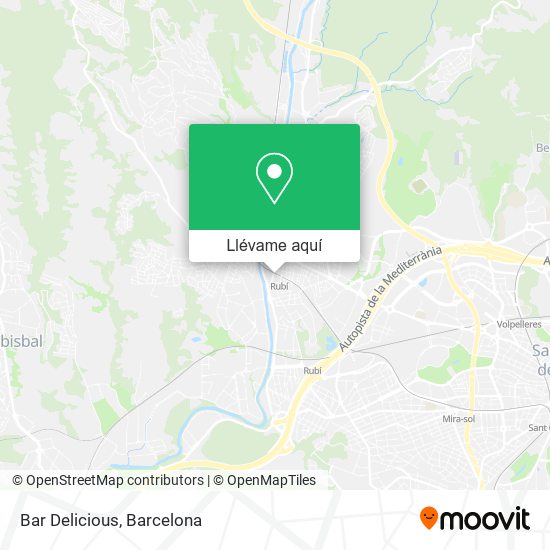Mapa Bar Delicious