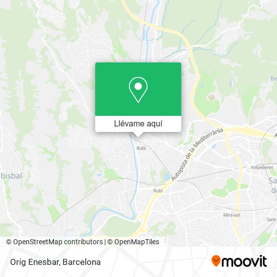 Mapa Orig Enesbar