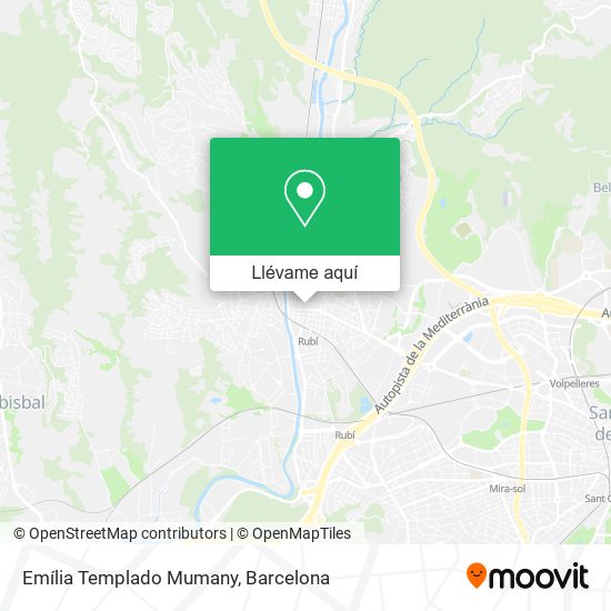 Mapa Emília Templado Mumany