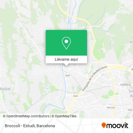 Mapa Broccoli - Estudi