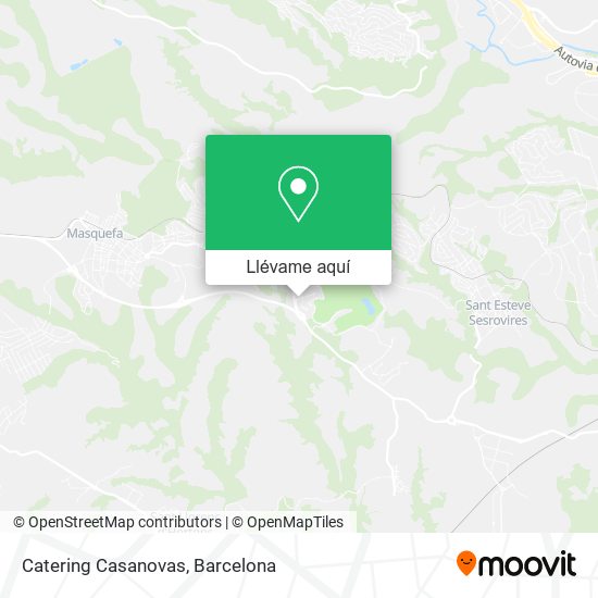 Mapa Catering Casanovas