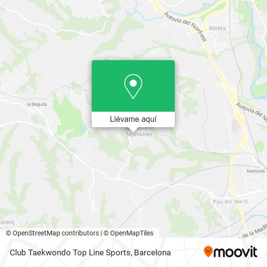 Mapa Club Taekwondo Top Line Sports