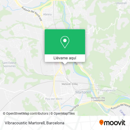 Mapa Vibracoustic Martorell