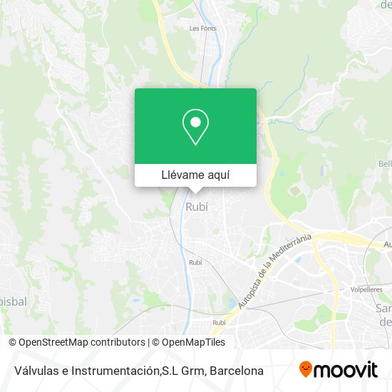 Mapa Válvulas e Instrumentación,S.L Grm
