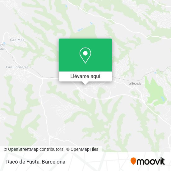 Mapa Racó de Fusta