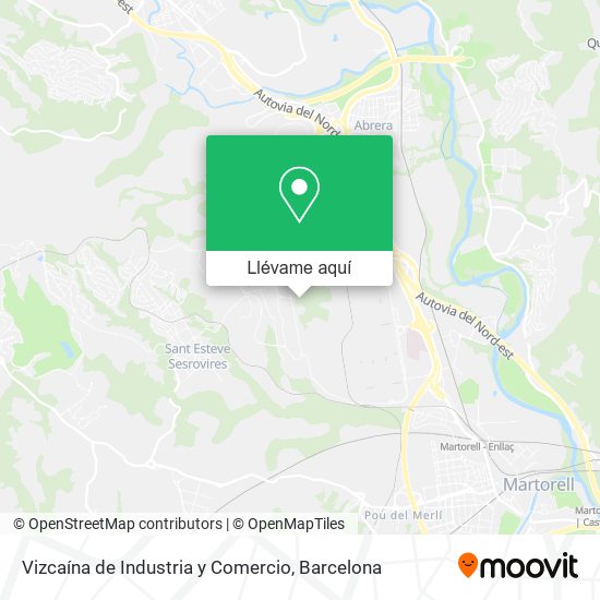 Mapa Vizcaína de Industria y Comercio