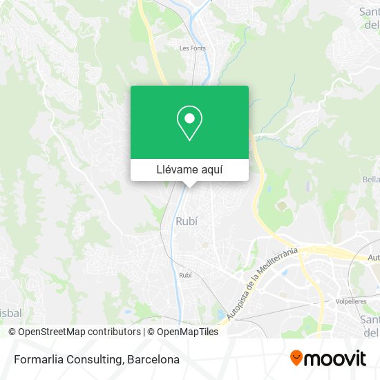 Mapa Formarlia Consulting