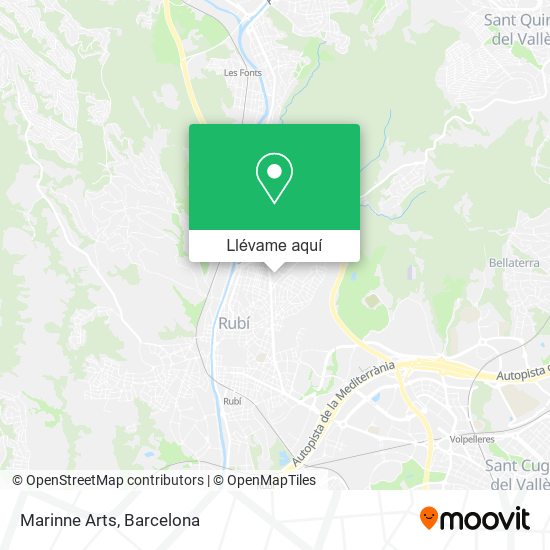 Mapa Marinne Arts