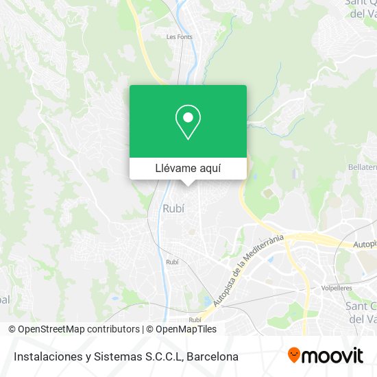 Mapa Instalaciones y Sistemas S.C.C.L