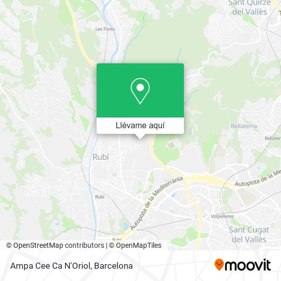 Mapa Ampa Cee Ca N'Oriol