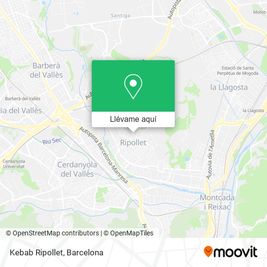 Mapa Kebab Ripollet