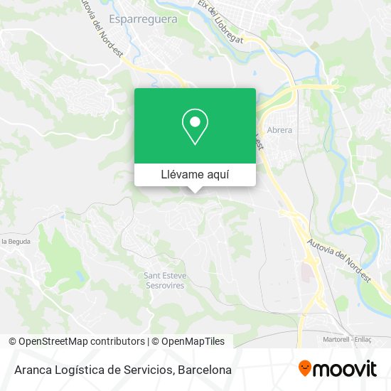 Mapa Aranca Logística de Servicios