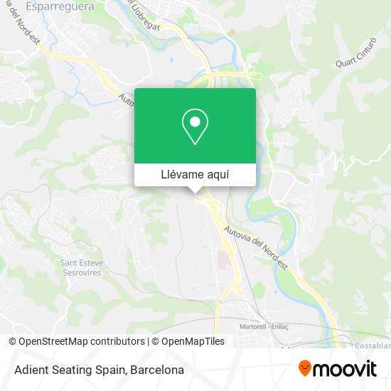 Mapa Adient Seating Spain