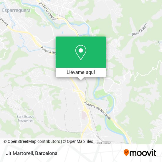Mapa Jit Martorell
