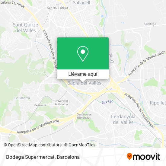 Mapa Bodega Supermercat
