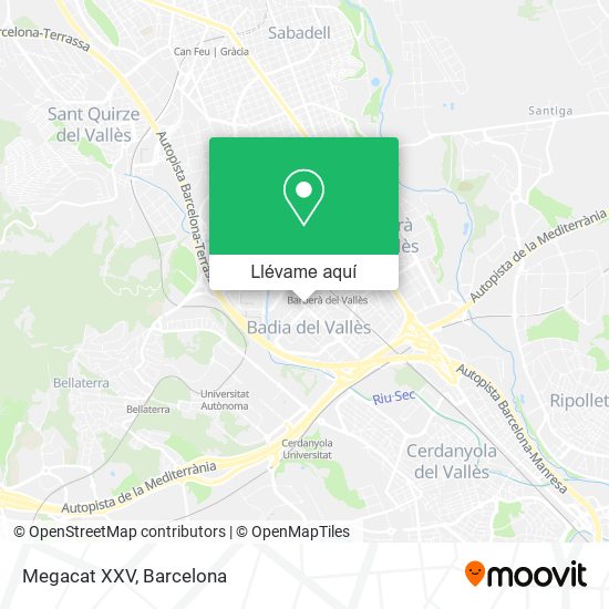 Mapa Megacat XXV