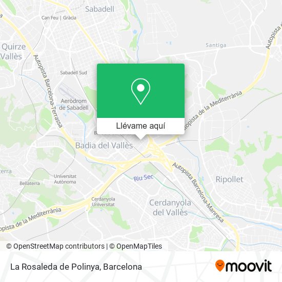 Mapa La Rosaleda de Polinya
