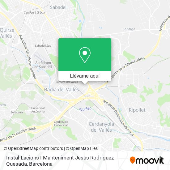 Mapa Instal-Lacions I Manteniment Jesús Rodriguez Quesada