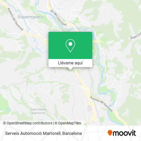Mapa Serveis Automoció Martorell