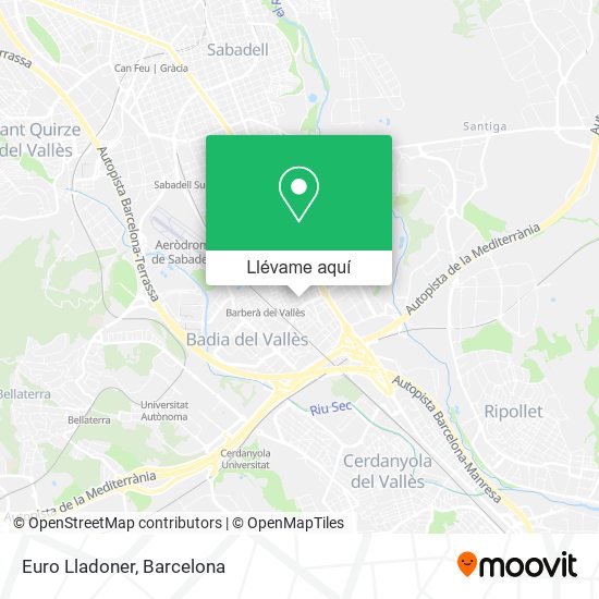 Mapa Euro Lladoner