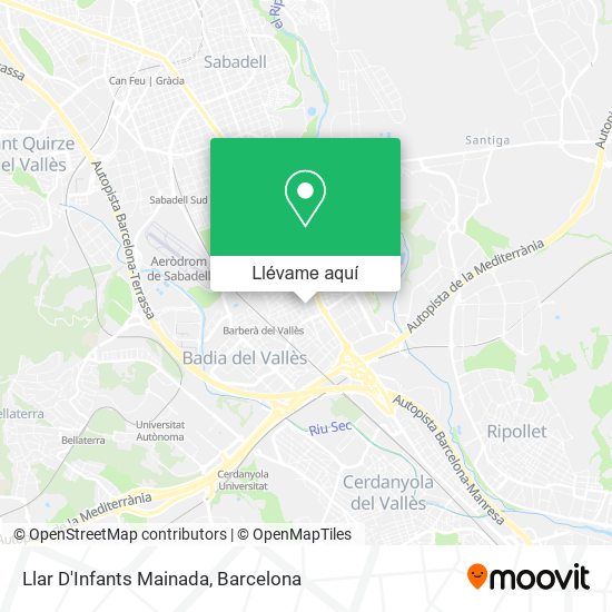 Mapa Llar D'Infants Mainada