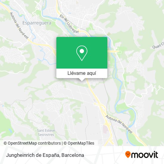 Mapa Jungheinrich de España