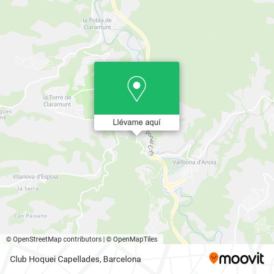 Mapa Club Hoquei Capellades