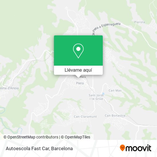 Mapa Autoescola Fast Car