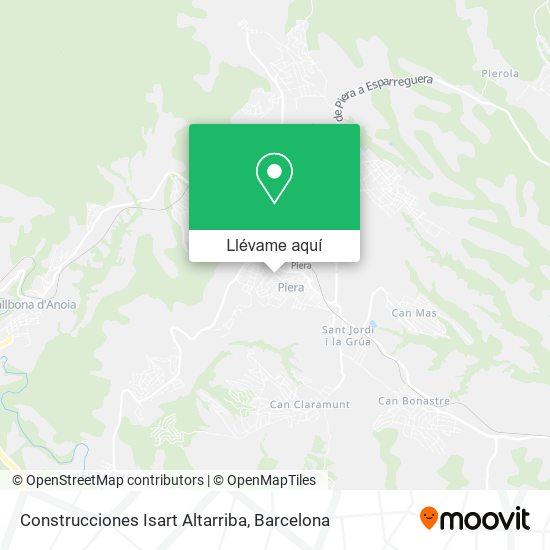 Mapa Construcciones Isart Altarriba