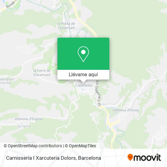 Mapa Carnisseria I Xarcuteria Dolors