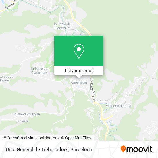 Mapa Unio General de Treballadors