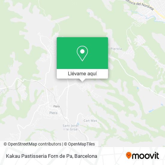 Mapa Kakau Pastisseria Forn de Pa