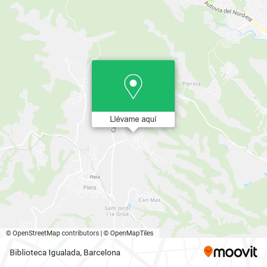 Mapa Biblioteca Igualada