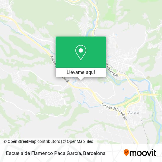 Mapa Escuela de Flamenco Paca García