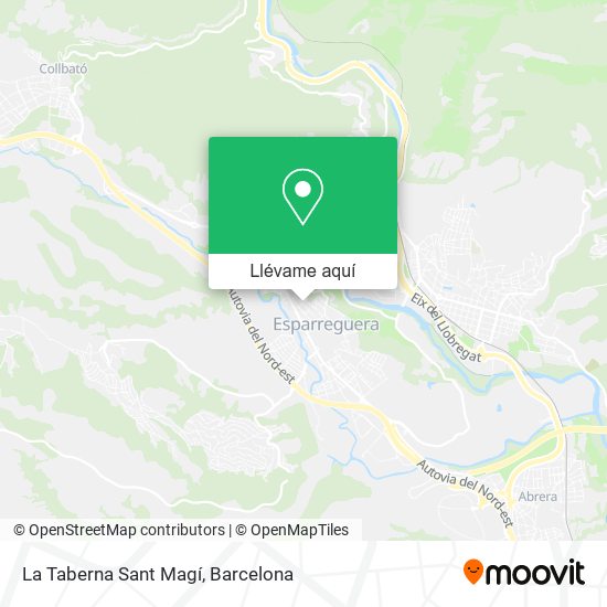 Mapa La Taberna Sant Magí