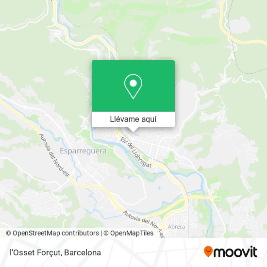 Mapa l'Osset Forçut
