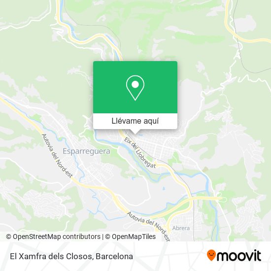 Mapa El Xamfra dels Closos