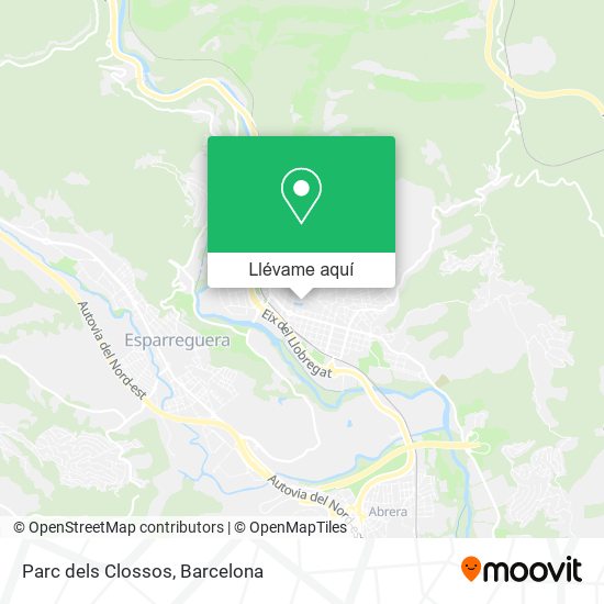 Mapa Parc dels Clossos