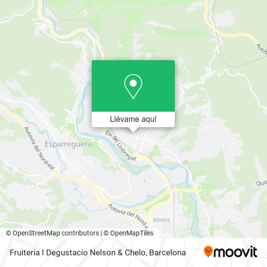 Mapa Fruiteria I Degustacio Nelson & Chelo