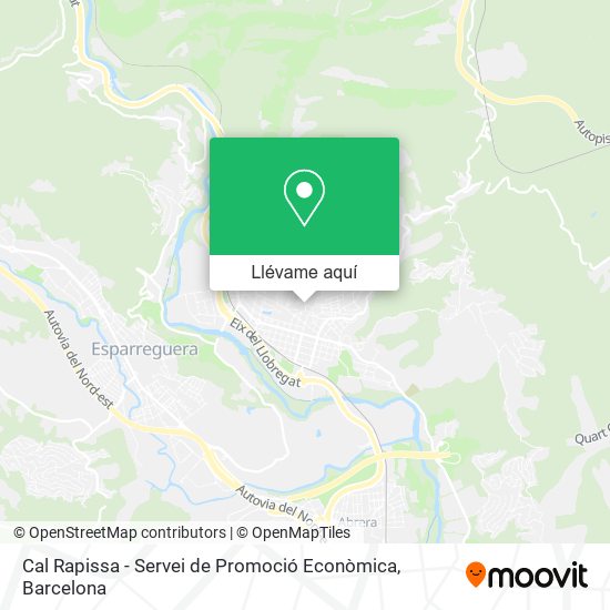 Mapa Cal Rapissa - Servei de Promoció Econòmica