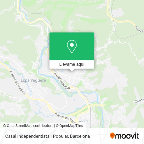Mapa Casal Independentista I Popular