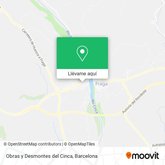 Mapa Obras y Desmontes del Cinca