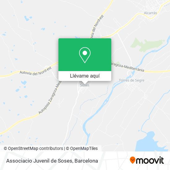 Mapa Associacio Juvenil de Soses
