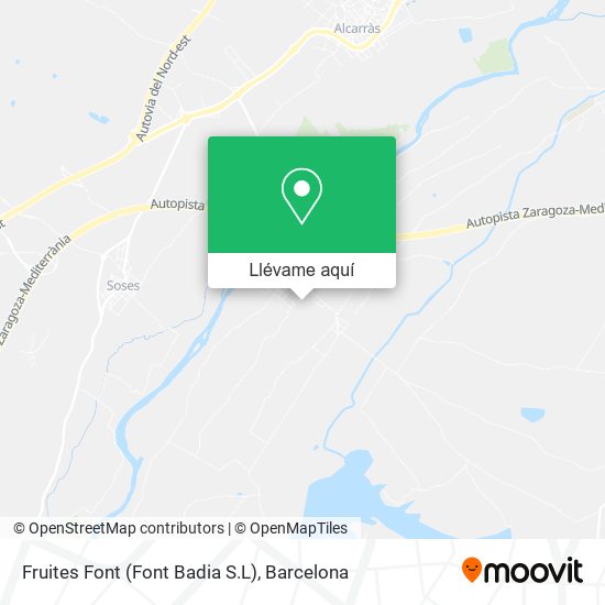 Mapa Fruites Font (Font Badia S.L)
